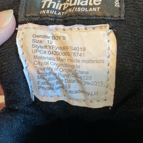 Magellan Winter Boys Boots Insulant Size 12 Black and blue - Picture 7 of 14